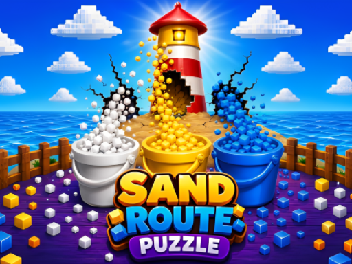 Colorful Sand Catch Puzzle