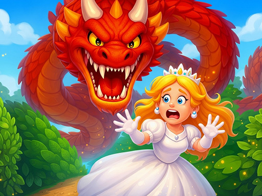 Rescue the Queen: Dragon Puzzle
