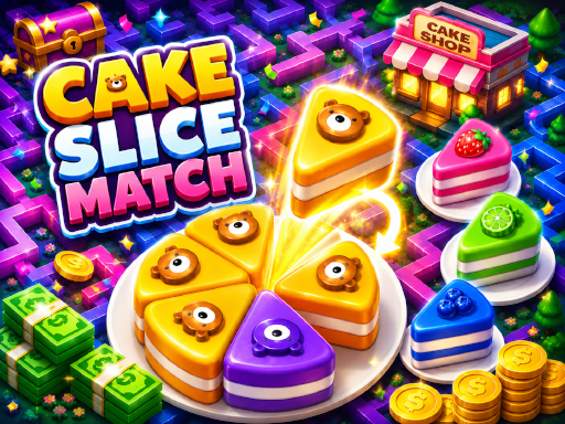 Slice & Match Cake Puzzle