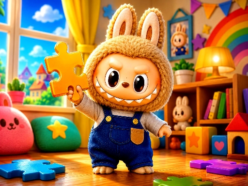 Cute Labubu Puzzle Adventure
