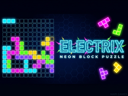 Neon Block Burst